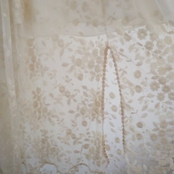 The Kooples Ecru Lace Sheer Details Embroidered Dress - Picture 8 of 13